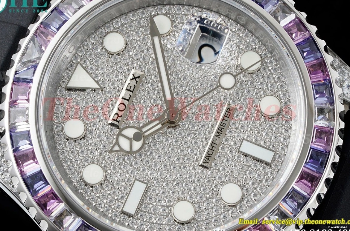 VR3235 42mm Full RU Dial Diamonds JVSF SS 904L Yacht-Master 0130